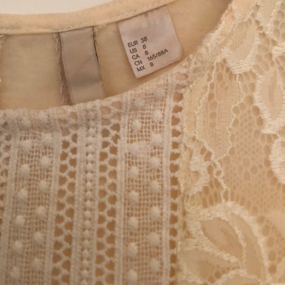 Gorgeous H&M Lace Handkerchief Hem Midi Dress - Picture 4 of 7